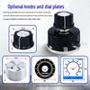 WX112 050 Adjustable Single-Turn Wirewound Potentiometer: 47, 560 Ohm, 1K, 2.2K, 4.7K, 10K, 47K Knob