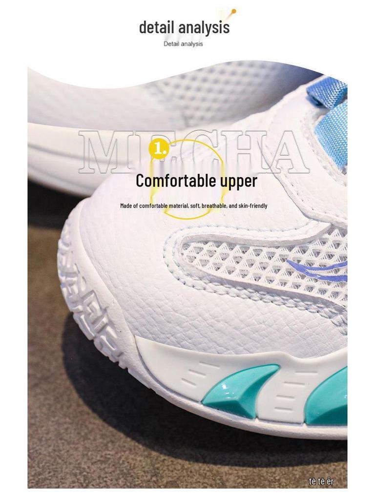 Kids & Adults Basketball Shoes with Rotary Buckle - Breathable, Lightweight, All-Season Training Shoes