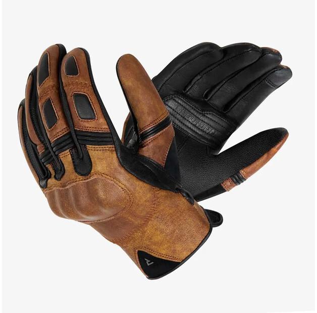 Rebelhorn Thug II Vintage Leather Motorcycle Gloves