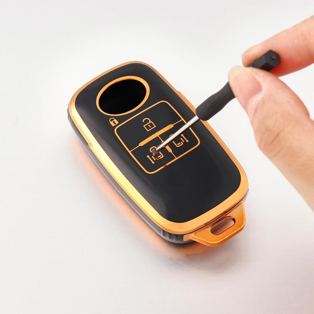 OFF WE GO Key Cover, TPU Car Key Shell Key Case, Compatible with Toyota