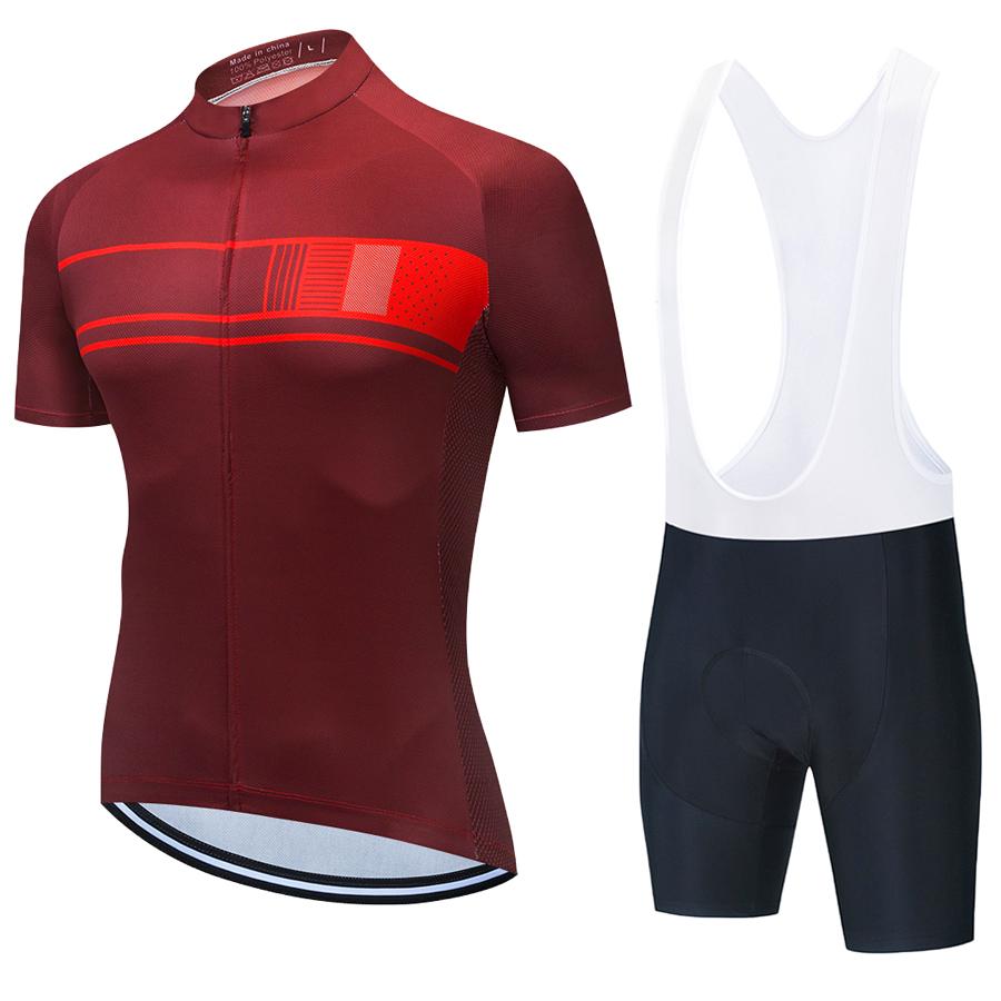 2025 Pro Cycling Set Summer Cycling Jersey Set Bike Cycling Clothing Breathable MTB Bicycle Sportswear Suit Men Cycling Clothes