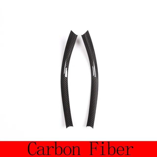 For Mercedes Benz A/GLA/CLA Class W176 A180 2012-2018 Carbon Fiber Chrome Center Console Decoration Strips Trim Car Accessories