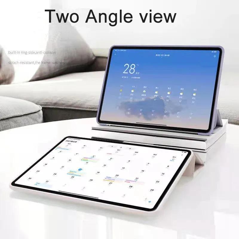 Soft Silicone Tablet Case For Xiaomi MI Pad Case 8 7 6 5 6S 7S Pro 12.4 Ultra Redmi K Pad 2 SE 8.7 11 12.1 inch Case Stand Cover