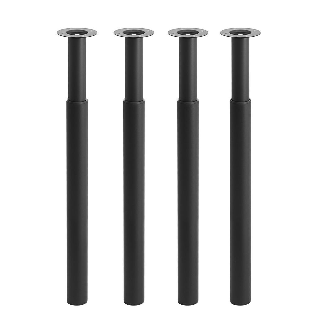 Adjustable Table Legs, 710-1100 Mm Steel Furniture Legs, 544 Kg Max Load Heavy Duty, Quick Installation, Ideal for Home Office Desk DIY, Coffee Dinner