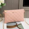 Rhombus Solid Color Shoulder Chain Bag, New Standard Trend Envelope Women's Bag, Fashionable and Simple Messenger Bag Bag.