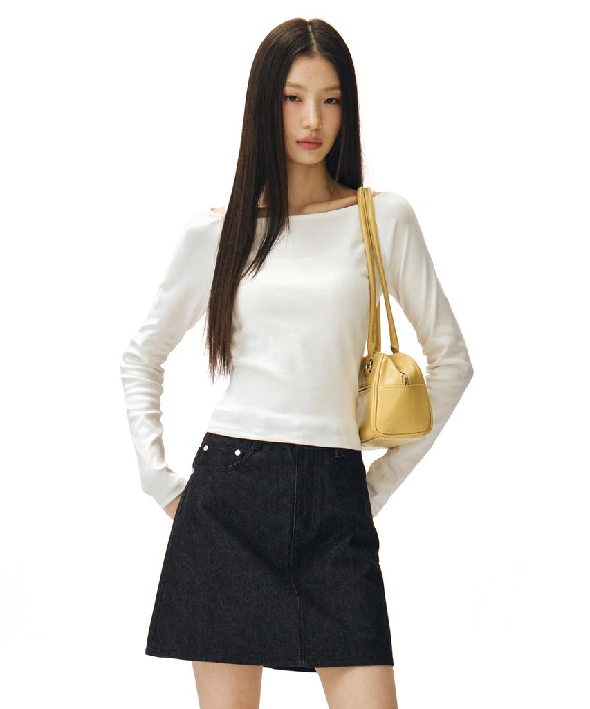 Deketeuumeon Signature Mini Skirt Dcsk001Cpblack