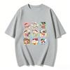 Crayon Shinchan Süßes Cartoon T-Shirt Partnerkleidung Familien-Matching-T-Shirt Sommerlich Lässig Kurzarm Baumwoll-Oberteil Mode Streetwear