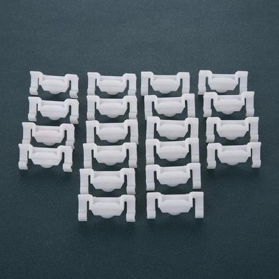 20Pcs White Nylon Rocker Clips Molding Retainer Trim 2119880578 For Mercedes Benz CLS C219 / E-Class W211 / S-Class W221