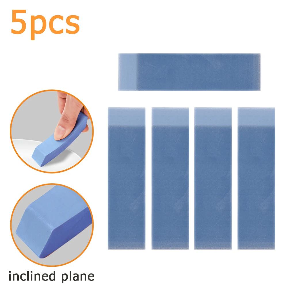 10pcs Easy Limescale Eraser Bathroom Glass Rust Remover Rubber Eraser Household Kitchen Cleaning Tools for Pot Scale Rust Brush