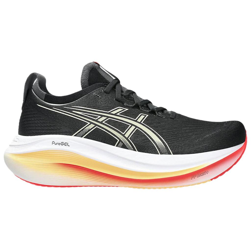 Asics Gel-Nimbus 27 Comfortable Soft Cushioning Breathable Supportive Lightweight Running Shoes Unisex Sneakers Black 1011B956-005