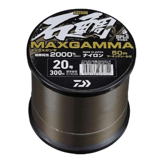 DAIWA Нейлоновая леска Astron Ishidai Max Gamma 300 Нет. 24 Черный Океан