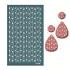 Polymer Clay Silk Screen Stencils Reusable Silkscreen Print Kit for Printing Clay Stamps Jewelry Earrings Decoration Template
