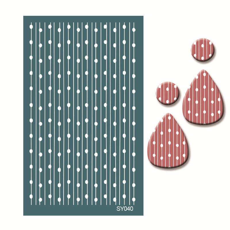 Polymer Clay Silk Screen Stencils Reusable Silkscreen Print Kit for Printing Clay Stamps Jewelry Earrings Decoration Template