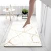 Diatom Thickening Printing Mat Bathroom Bath Nonslip Carpets In Wash Basin Bathtub Side Floor Rug Shower Room Doormat Memory Foam 3d Pad