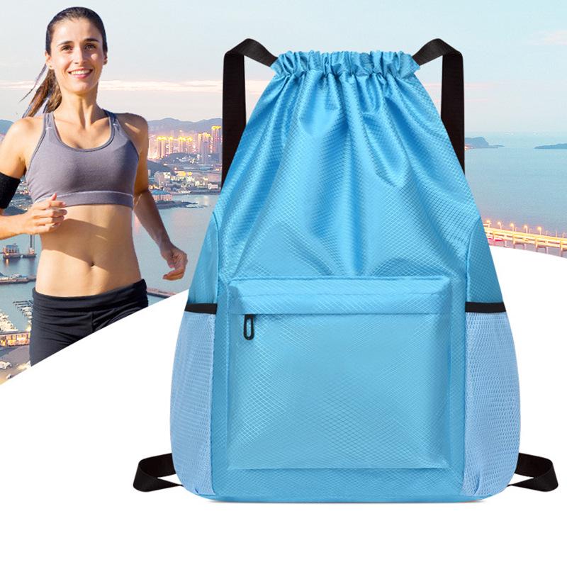 Drawstring Duffle Bag: Wet & Dry Separation, Travel, Sports, Basketball Backpack, Custom Logo Print