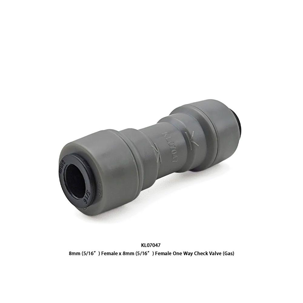 Kegland 6.35/8/9.5mm X 6.35/8/9.5mm Female Valve Quick Connector Tube Fitting Beer Accessories Home Brewing