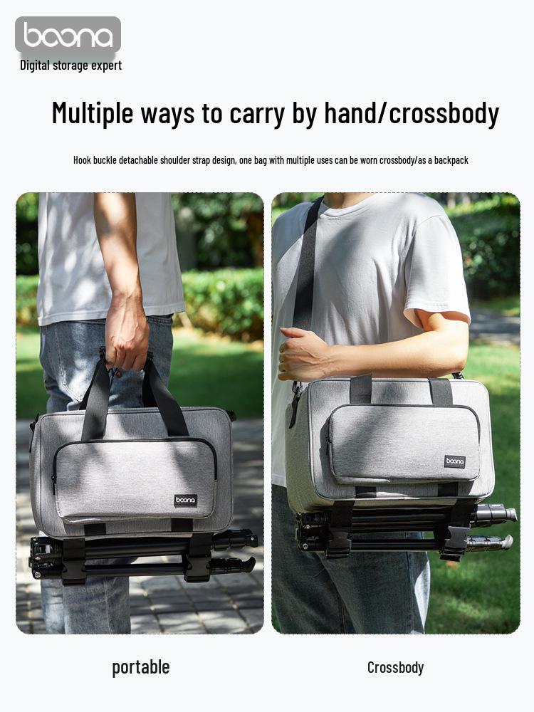 DSLR Mirrorless Camera Crossbody Bag for Canon, Sony, Fujifilm – Single Shoulder Lens Handbag