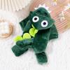 Pet Accessories Plush Pet Dinosaur Costume Comfortable Warm Dog Four Legged Clothes Cartoon Pet Jumpsuits for Cats and Dogs