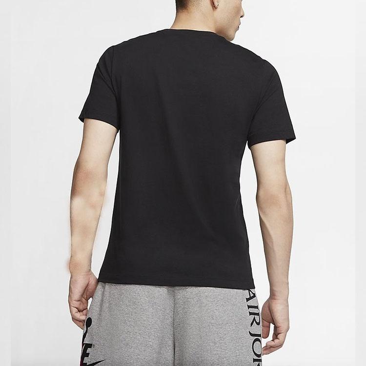 Air Jordan Jumpman Classics Logo Printed Short Sleeve TEE Men Black Men's CV1736-010