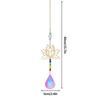Crystal Wind Chimes Suncatcher Hanging Pendant Outdoor Indoor Ornament  Window Drop Bell Home Garden Decorarion
