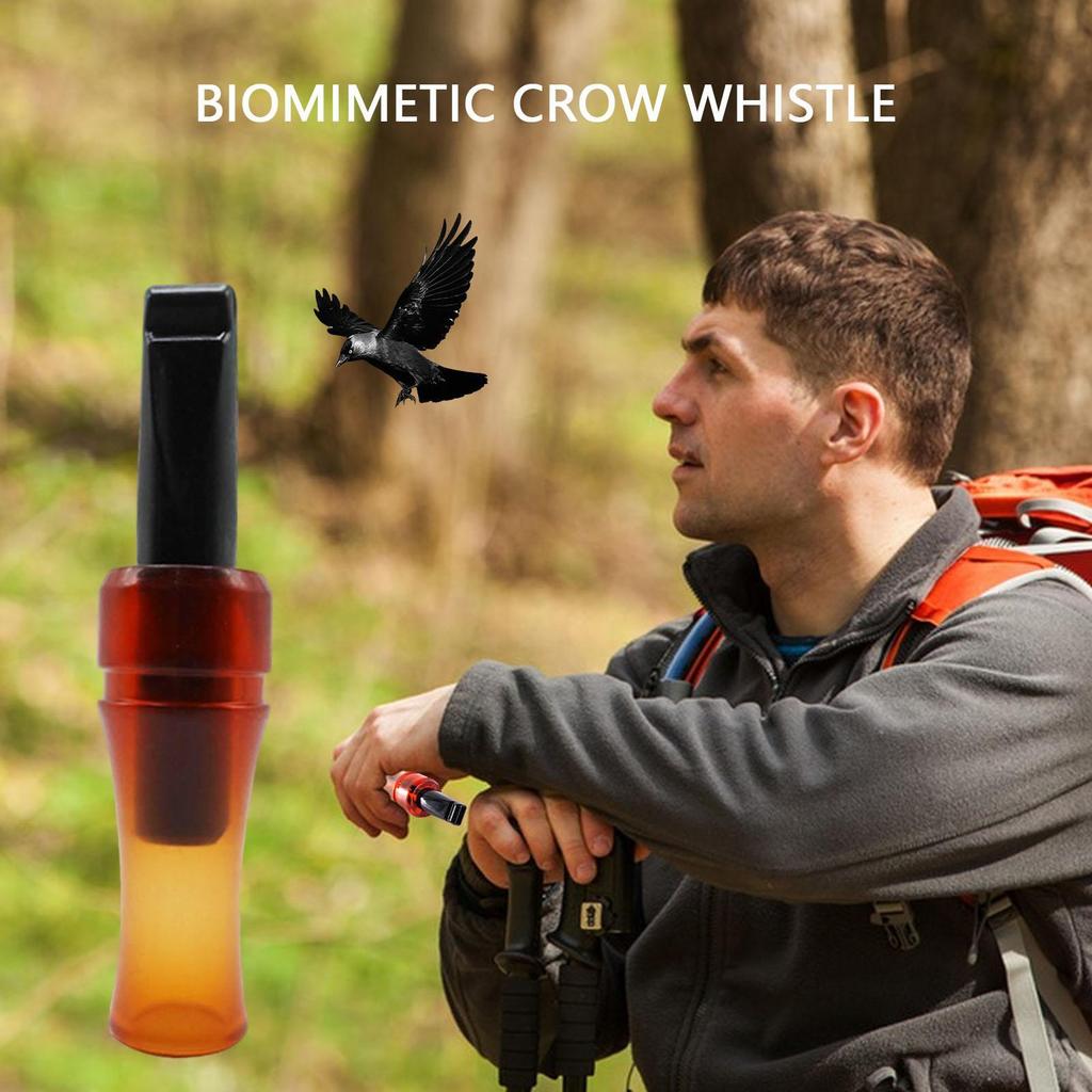 Hunting Whistle Imitation Crow Call Hunting Decoy Crow Animal Simulate Sound Whistle Outdoor Hunting Bait Whistle accessory