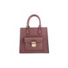 Luggage Series Bridgette Solid Color Accordion Bag Commuter Chain Leather Crossbody Bag Handbag Women's Dry Rose Color