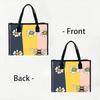 Floral Bee Tote Bag Stylish Daily Shoulder Handbag for Casual Outdoor Use