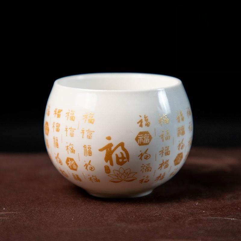 

Exquisite Chinese Ceramic Teacup Handmade Custom Master Cup Traditional Tea Accessories Custom Coffee Cup Tea Set Supplies 101-200ml