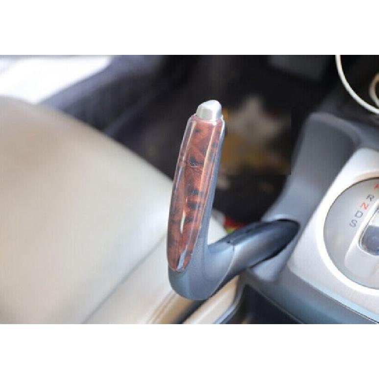 Fit For Honda Civic Wood Grain 1PCS Brake Handle Handbrake 2006-2011 Cover Trim