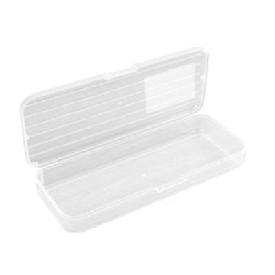 Hard Pencil Case High Capacity Pencil Storage Box Water Resistant Clear Pen Case for Colored Pencil Marker Paint Brush