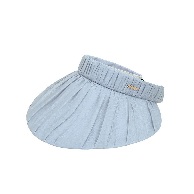 

Korean-style new sunshade open-top hat women, summer cycling hat, outdoor casual hat Adult55-58cm серый