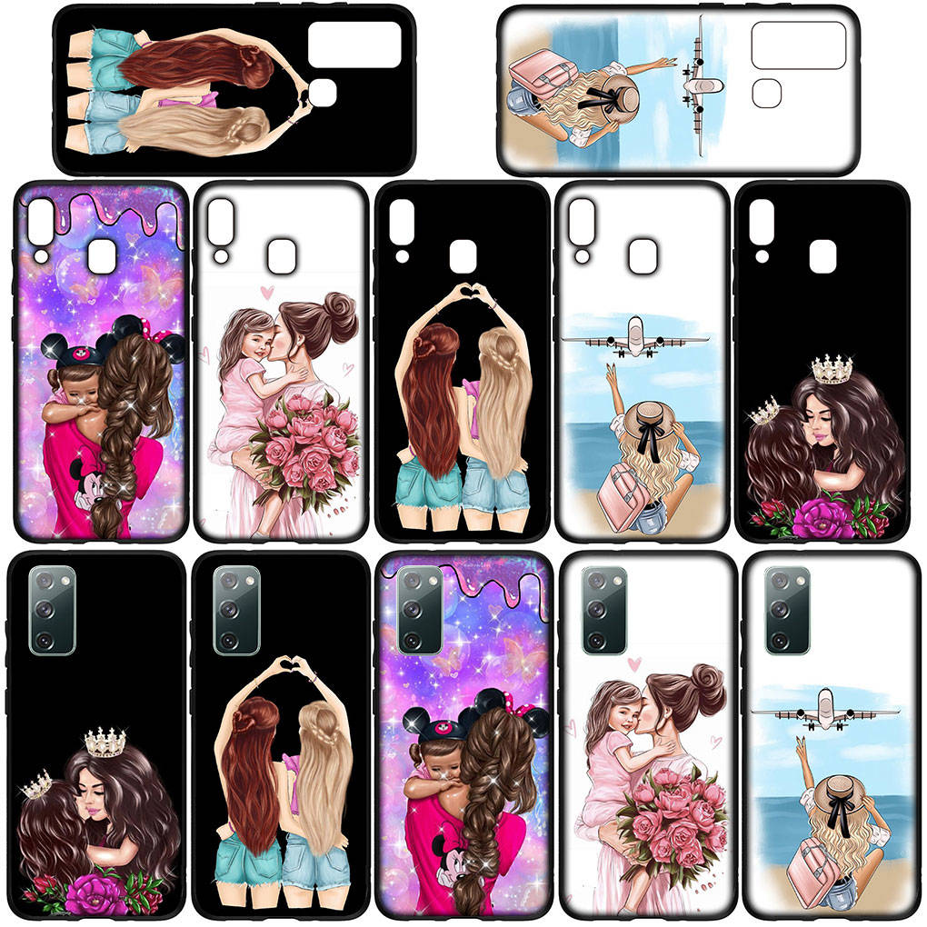 Phone Case for Samsung Galaxy S25 S24 S23 iPhone 16 15 Xiaomi Redmi Note 14 13 12 16E 11 Pro Max OPPO Moto Huawei Boy Woman Baby Girl Mom Family Cover