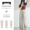 TonLion Women's High-Waist Wide-Leg Drawstring Cargo Pants