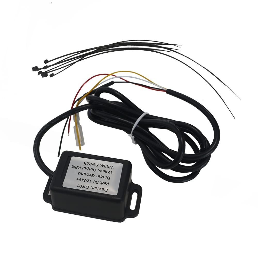 ELING Diesel Engine TACH RPM Signal Adapter with Pulse Output for All Types of Tachometer and RPM Gauge for Vehicle Truck Generator