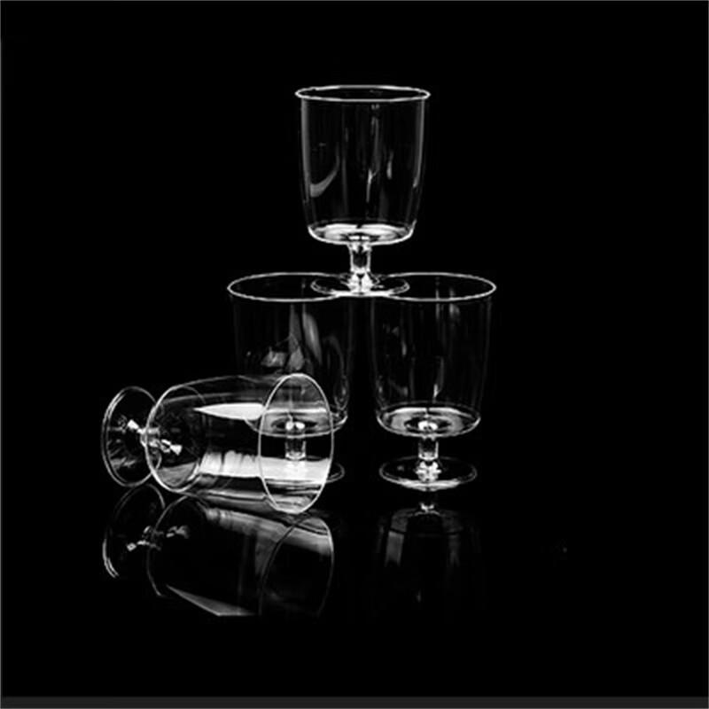 

Chang Baosen Thickened Disposable Plastic Wine Glasses 150ml