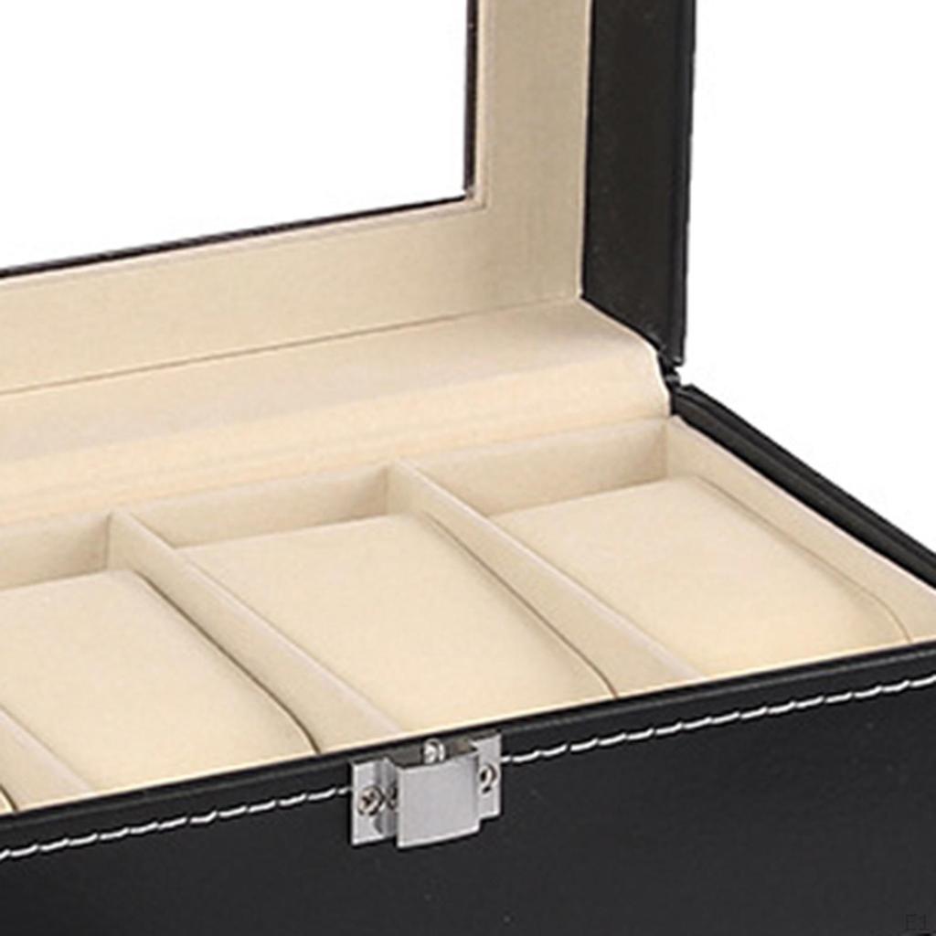 Case, Organizer for , PU Leather Display Upgrade Lock Birthday Gift