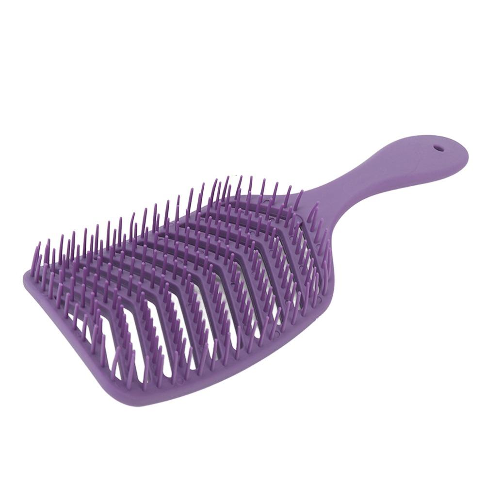 4pcs Ergonomic Design Curved Vent Brush Durable Styling Tool Home Use Vent Massage Brush  For Women