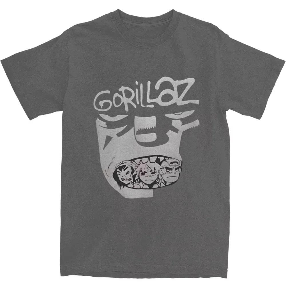 Unisex Gorillaz Band TShirt Fashion Beach Vintage Printed Cotton Loose Plus Size Top Comfortable Fashion Tshirts