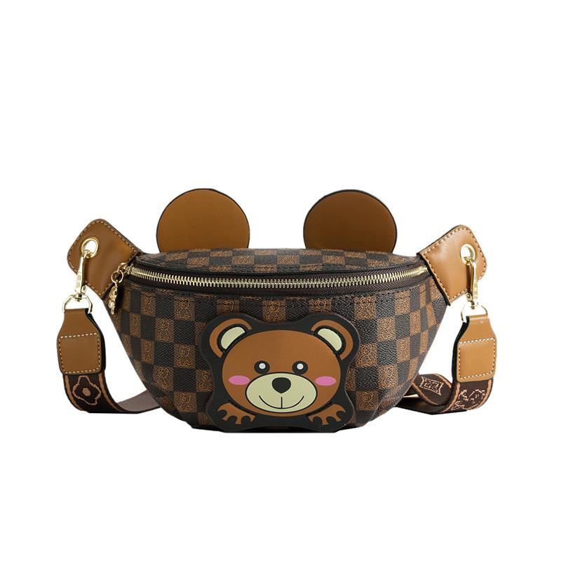 Popular Little Bear Unisex Crossbody Sports Bag - Lightweight Fashion Waist & Chest Bag