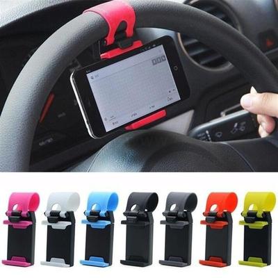 1 Universeller Auto-Lenkrad-Handy-Sockelhalter Navigations-GPS-Ständer Hülle Abdeckung