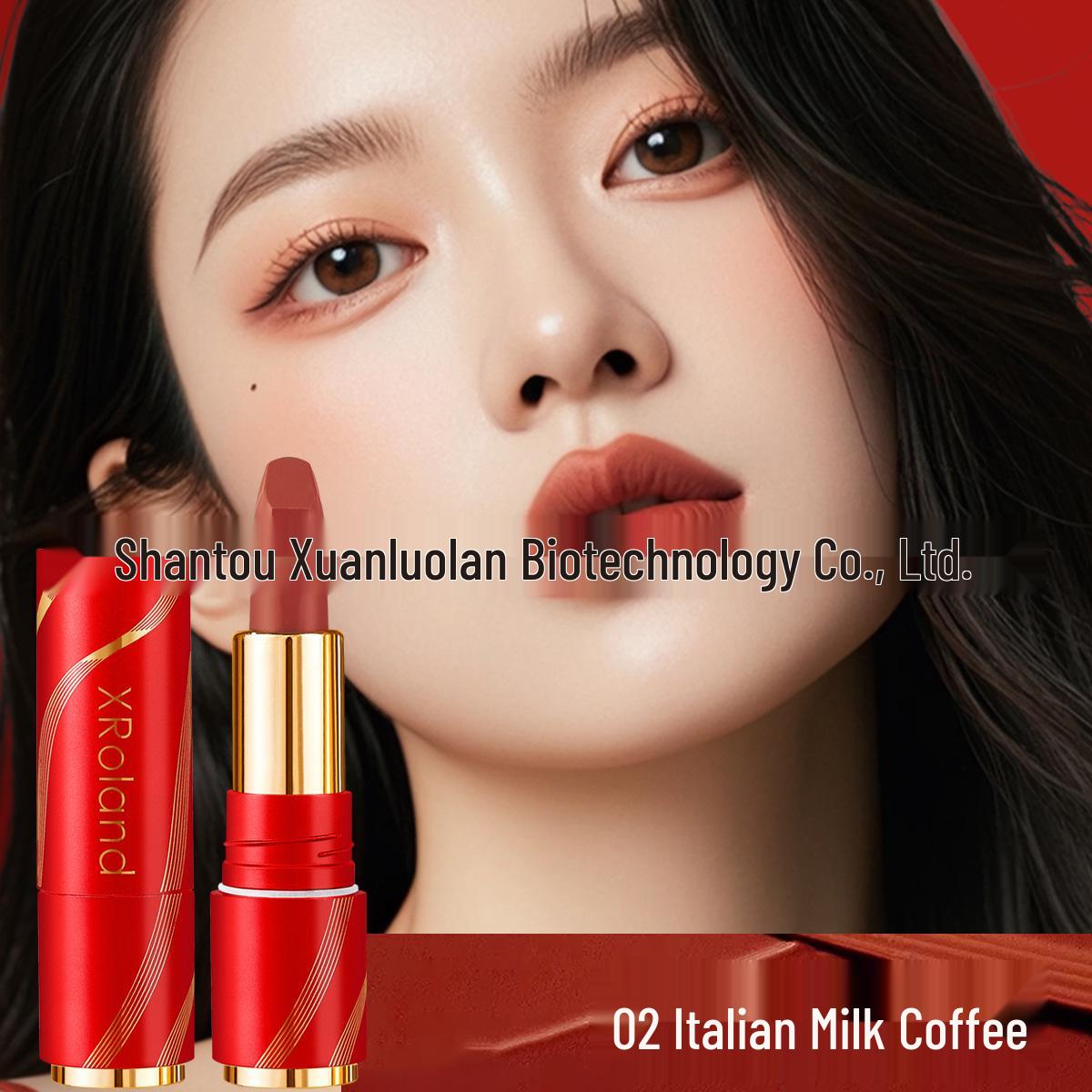 Xuanluolan Velvet Love Matte Lipstick: Moisturizing, Long-Lasting, Non-Stick, Waterproof, and Sweatproof.