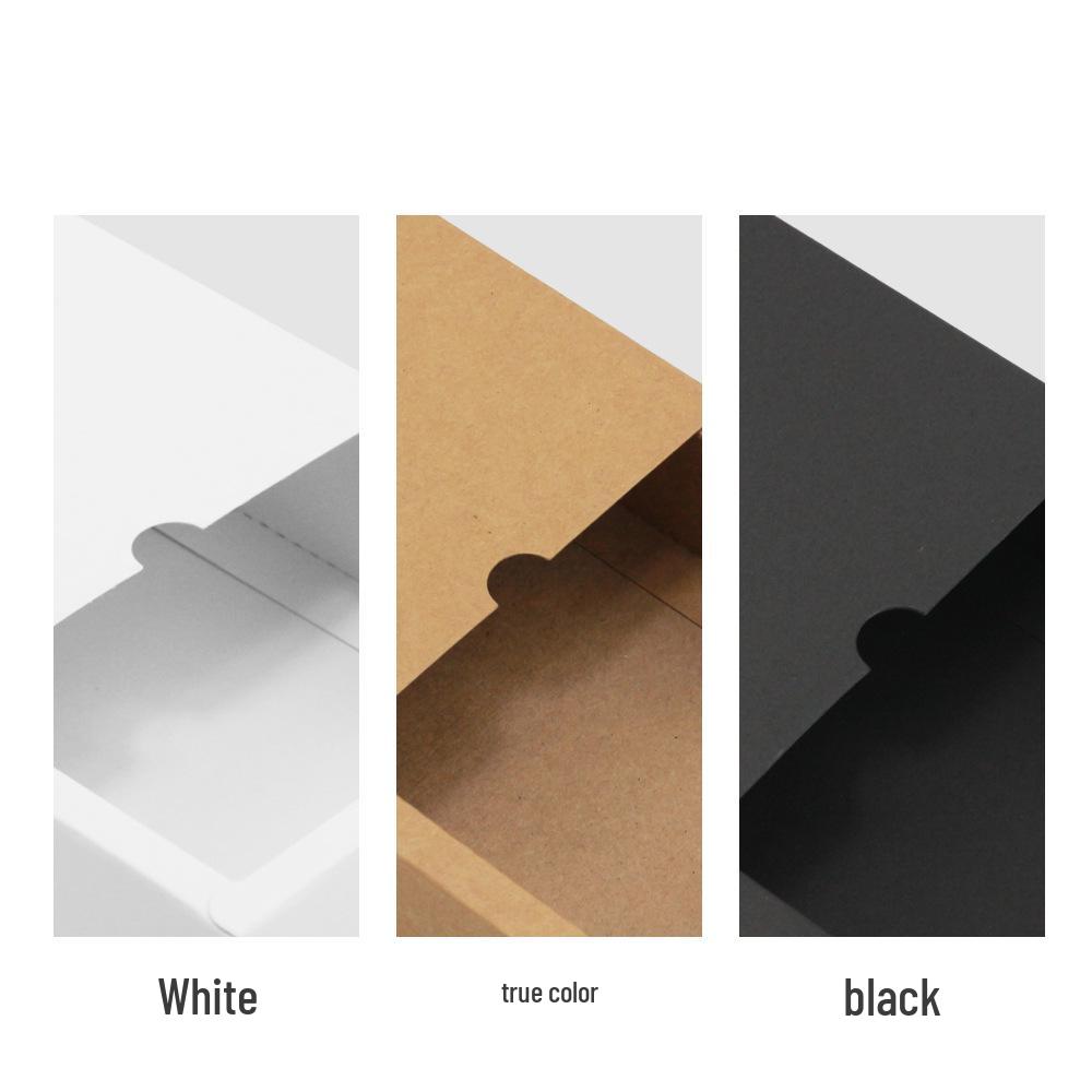 Luxury Gift Packaging for Underwear and Socks - Customizable Kraft Paper and White Cardboard Drawer Box
