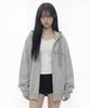 Graver [Unisex] Sim Cross Zip-Up Hoodie_2Color