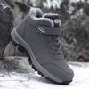 Schneestiefel für Herren Winter Lässige Plateau Rutschfeste Schuhe Warme Pelz Knöchelstiefel Plüsch Combat Outdoor Wandern Motorradstiefel