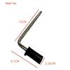 Electric Drum Frame Tee Fitting with Snare Stand and Curved Rod Hook