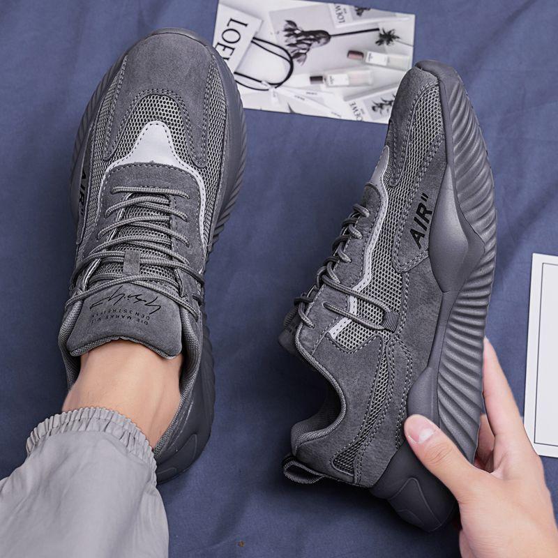 Nové letní prodyšné trendy pánské sportovní boty v korejském stylu, všestranné, ležérní, jarní, na běhání, trendy boty pro tátu