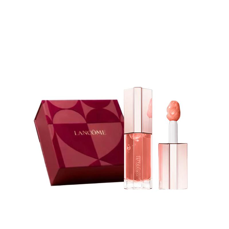 Lancôme It s My Juicy Lip Gloss Valentine s Day Gift Box Water Glow Easy to Color Complexion 40 bubbles oolong 8.5ml коричневый