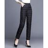 Women Pants Trousers Winter High Waisted Outer Wear Women Female Fashion Slim Warm Thick Duck Down Pants Trousers
