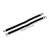 2PCS 90-180cm Bed Sheet Strap Clip   Fasteners   Mattress Holder (white)