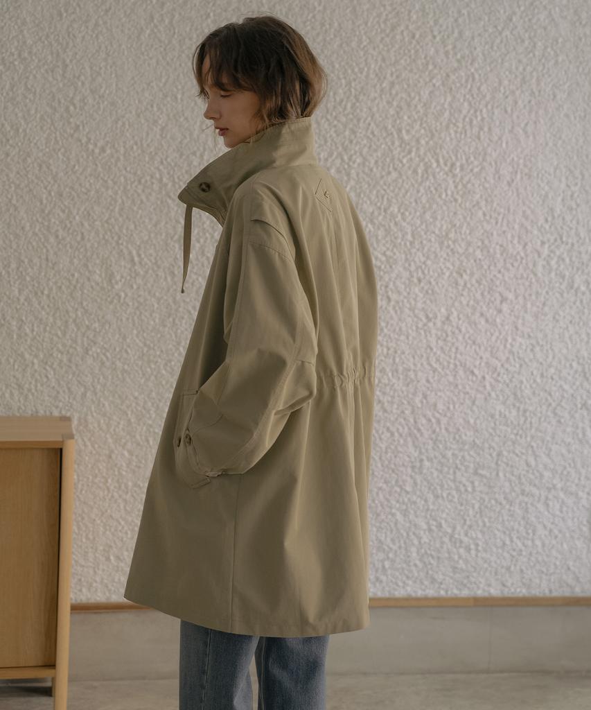 TILL I DIE High Neck Utility Jacket [Tifa06Jk08]_Khaki